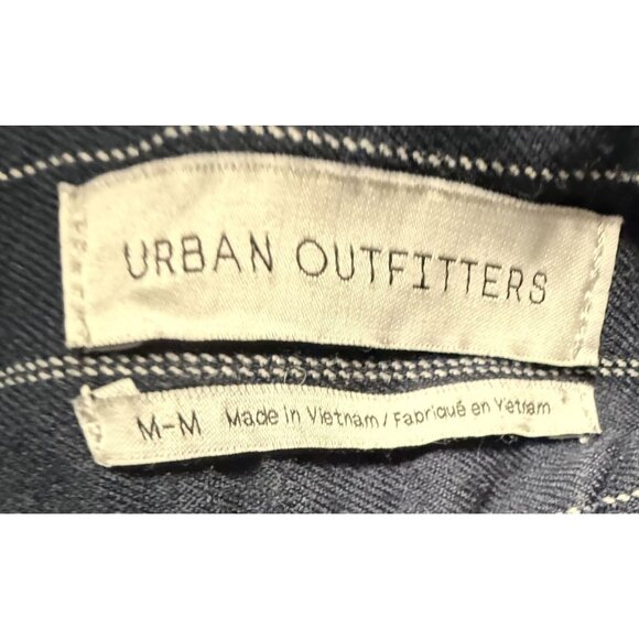 Urban Outfitters Women’s Navy Pinstripe Pleated Academia Skirt Size Medium Prep - Picture 4 of 6